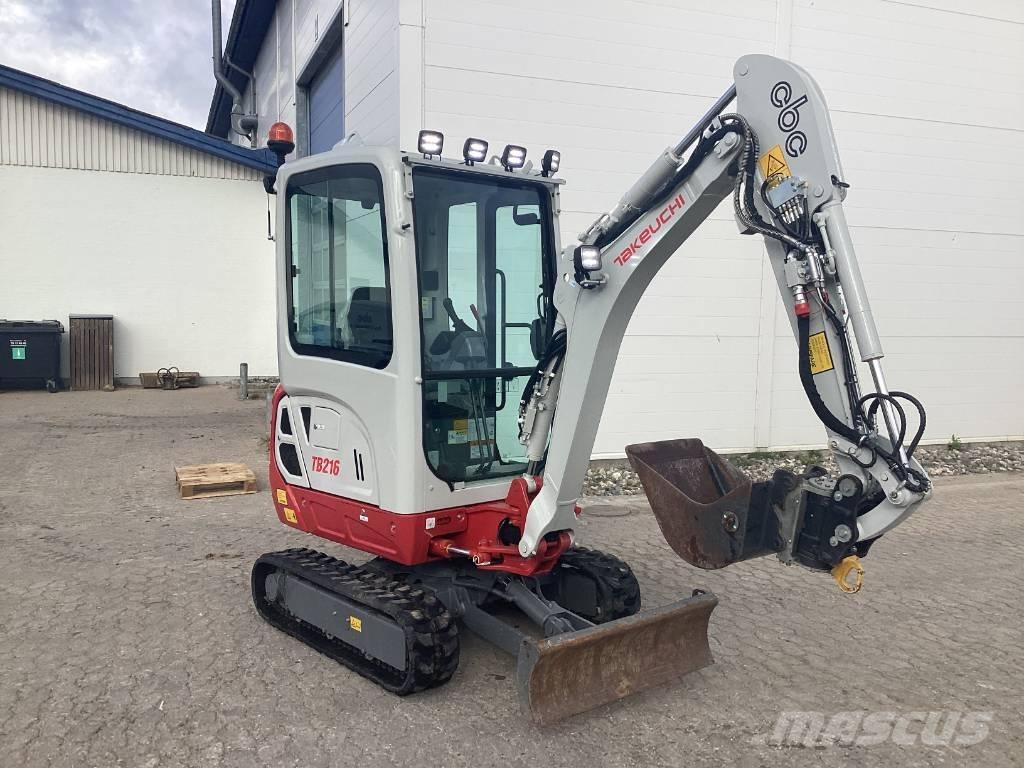 Takeuchi TB 216 Mini excavators < 7t