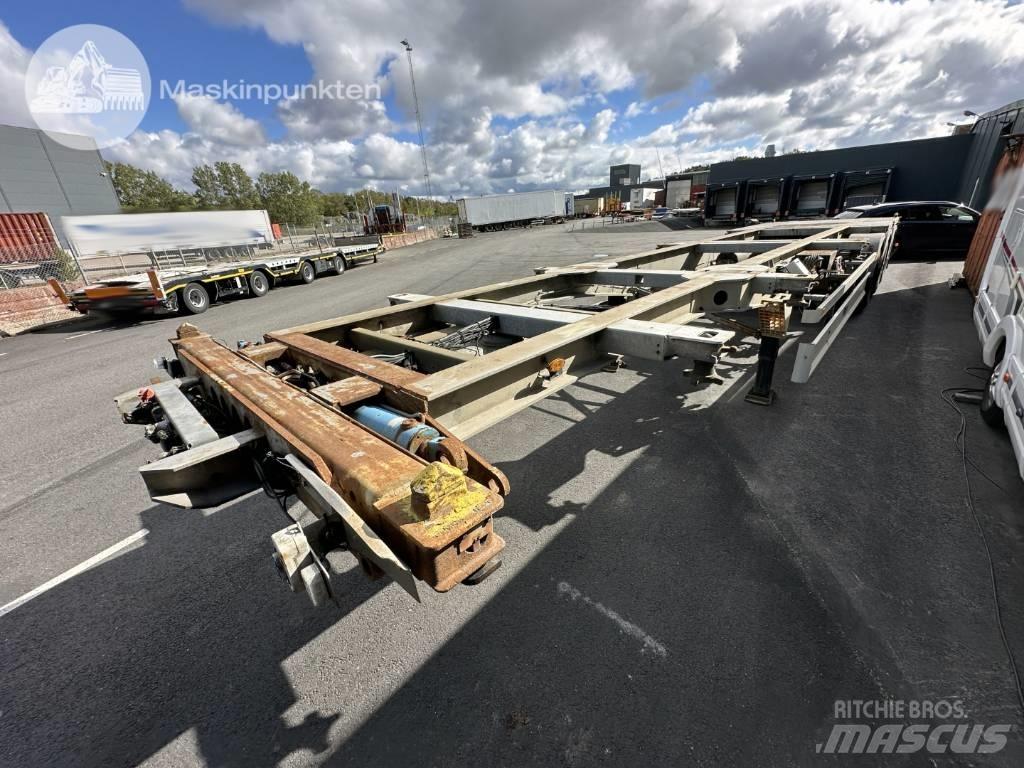 Fliegl SDS 400 Containerframe/Skiploader semi-trailers
