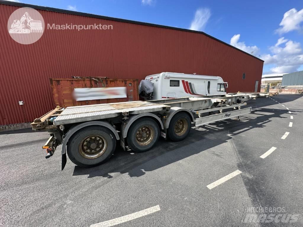 Fliegl SDS 400 Containerframe/Skiploader semi-trailers