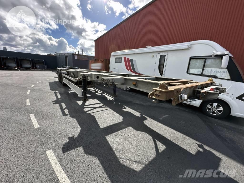 Fliegl SDS 400 Containerframe/Skiploader semi-trailers