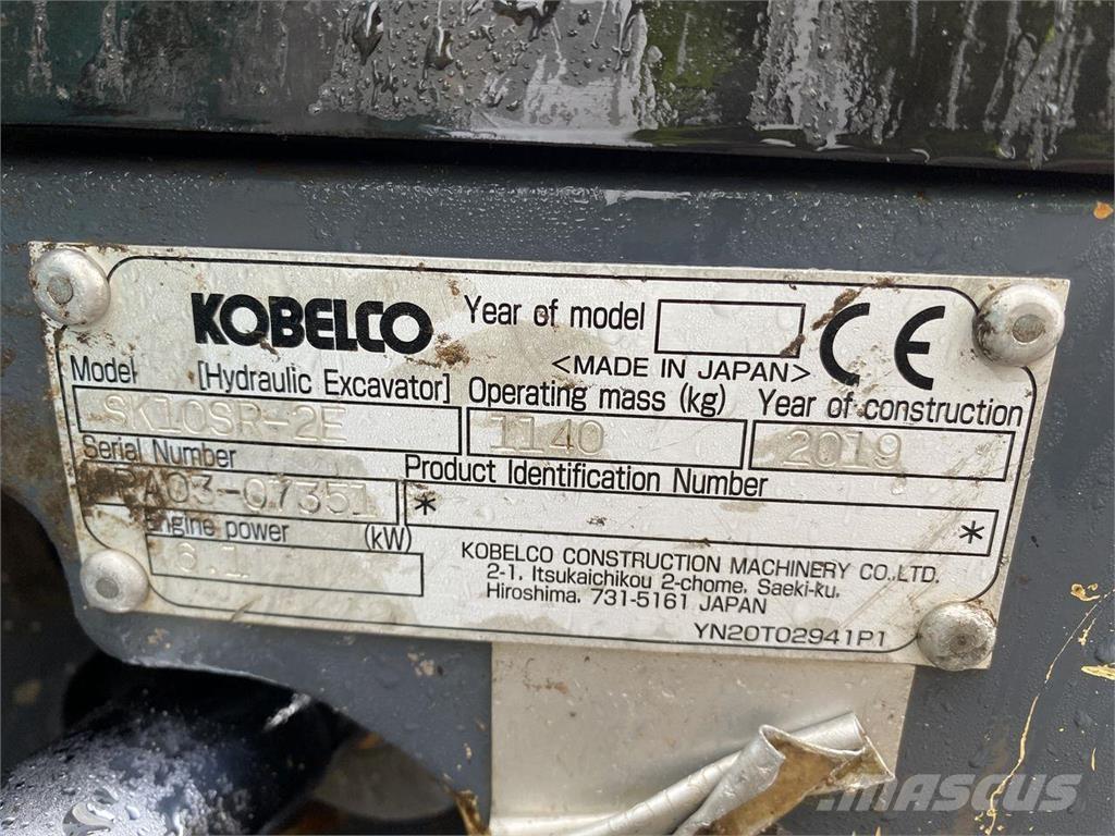 Kobelco SK10SR-2 Wheeled excavators