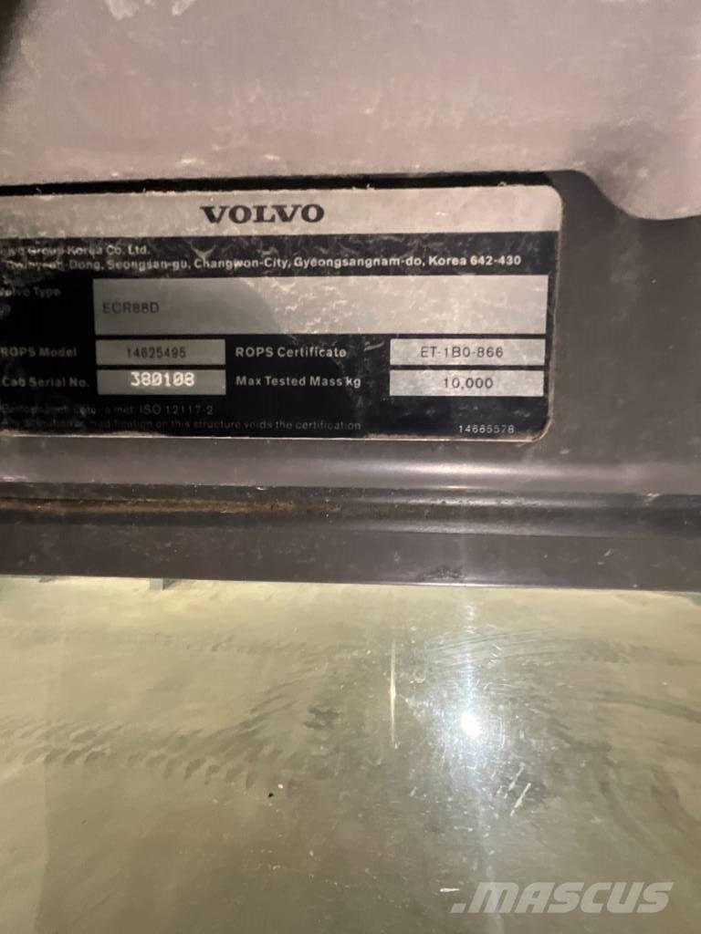 Volvo ECR 88 D Cabins and interior