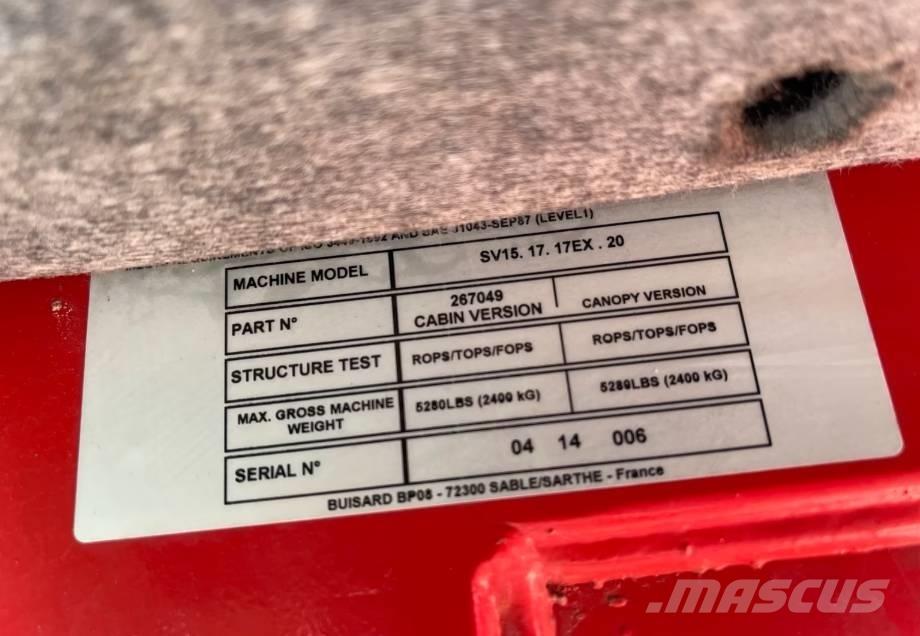 Yanmar SV 15 Mini excavators < 7t