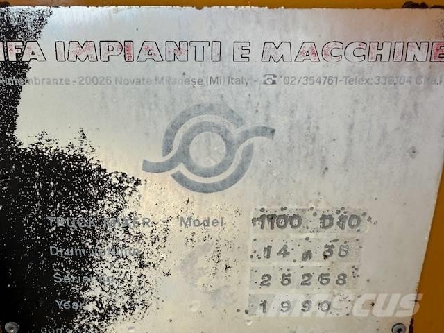 Cifa RY 1100 Concrete spares & accessories