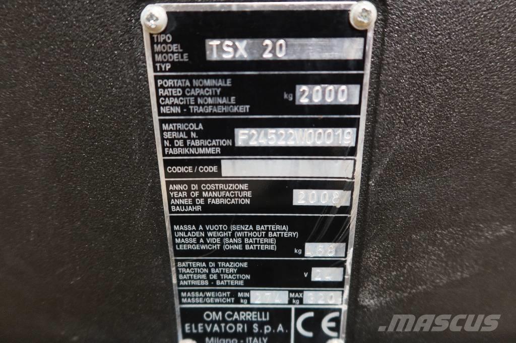  EL-LØFTER TSX 20 Low lifter