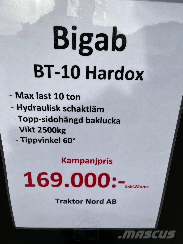 Bigab BT 10 HARDOX Dump trailers