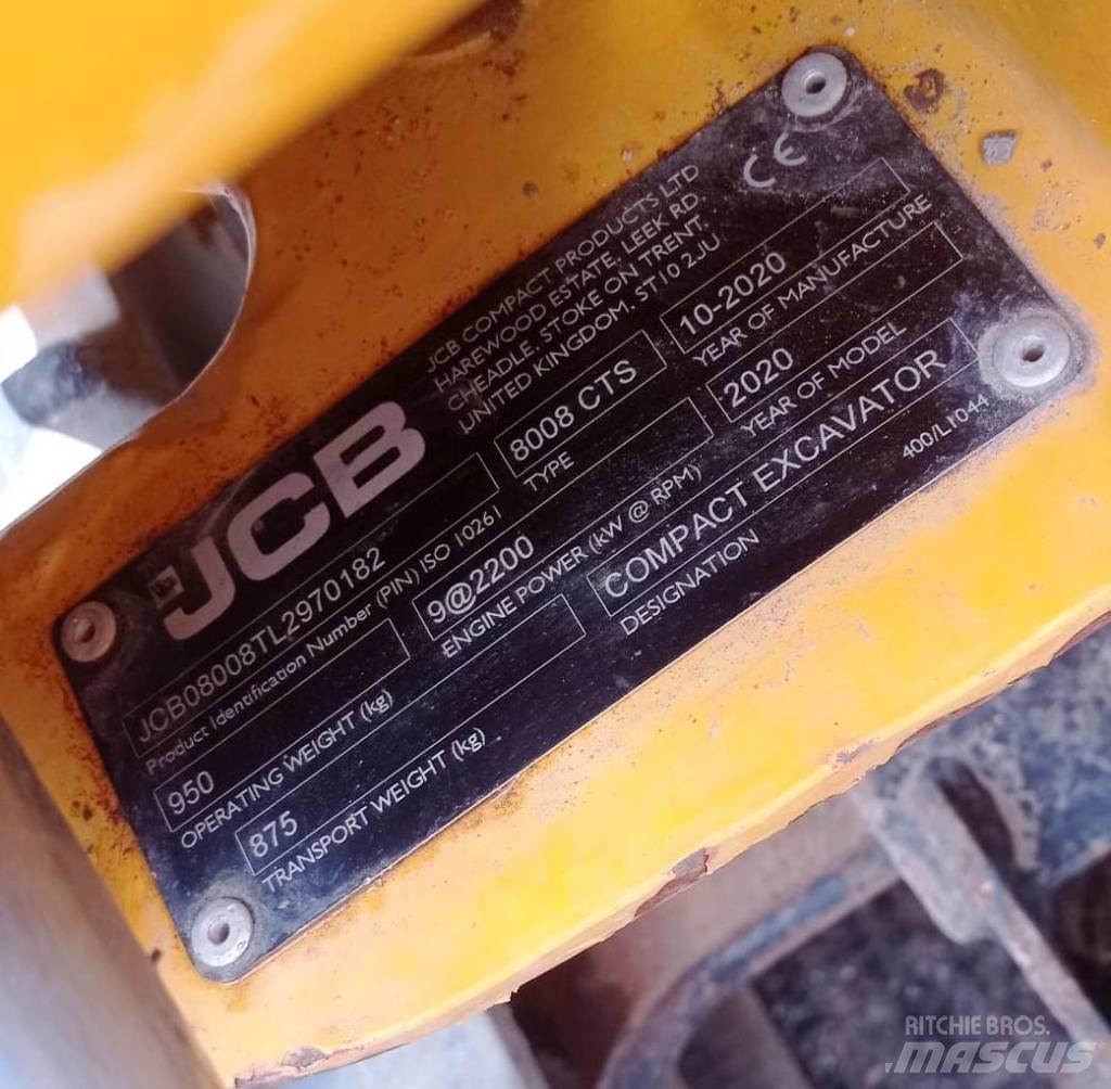 JCB 8008 CTS Mini excavators < 7t