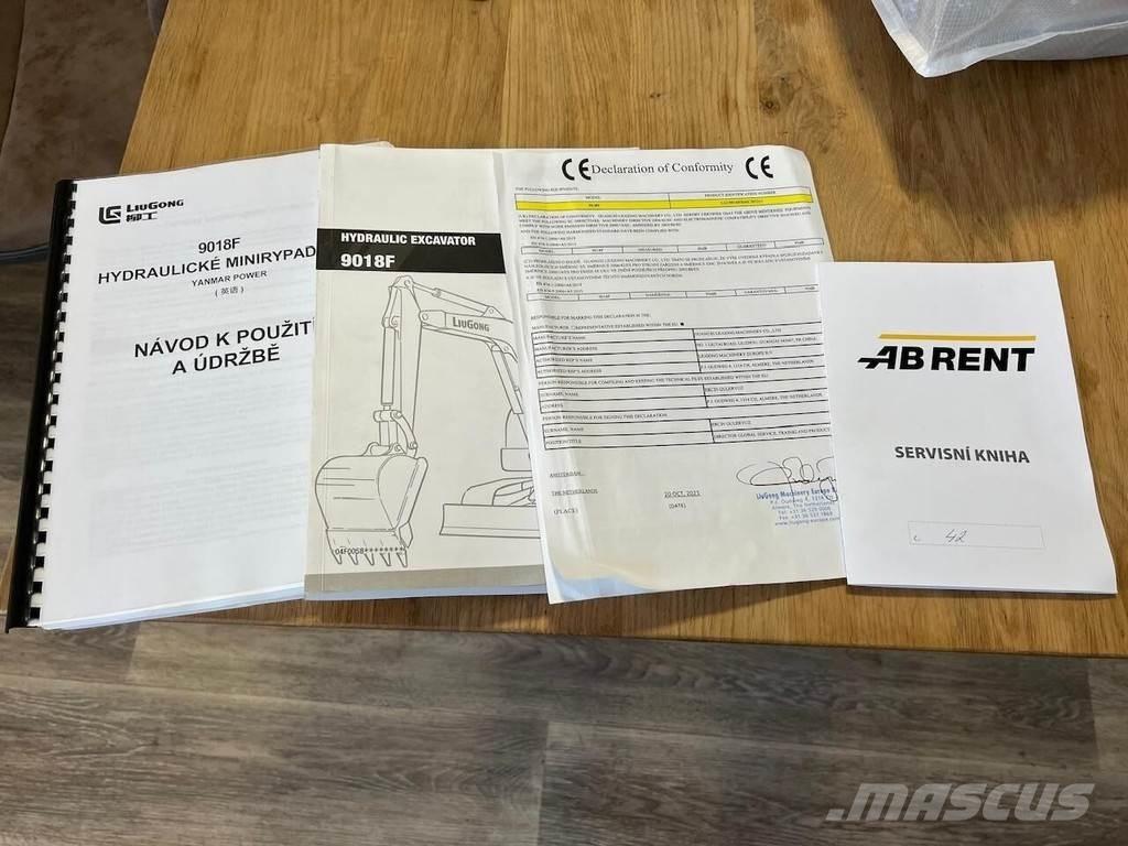LiuGong 9018F Mini excavators < 7t