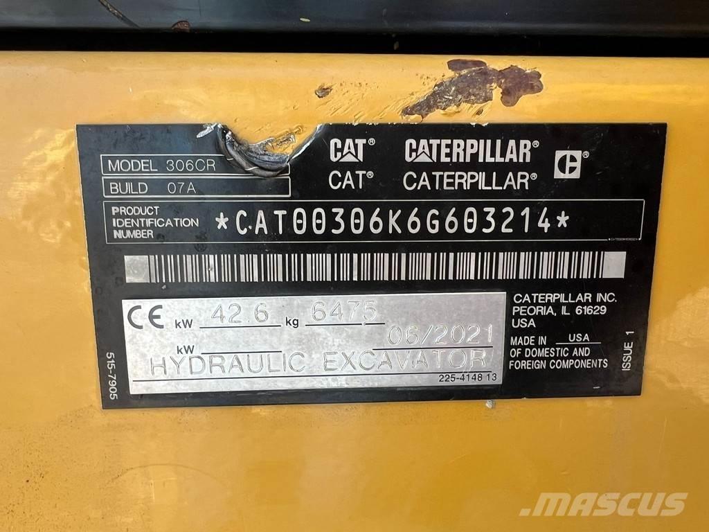 CAT 306CR Mini excavators < 7t