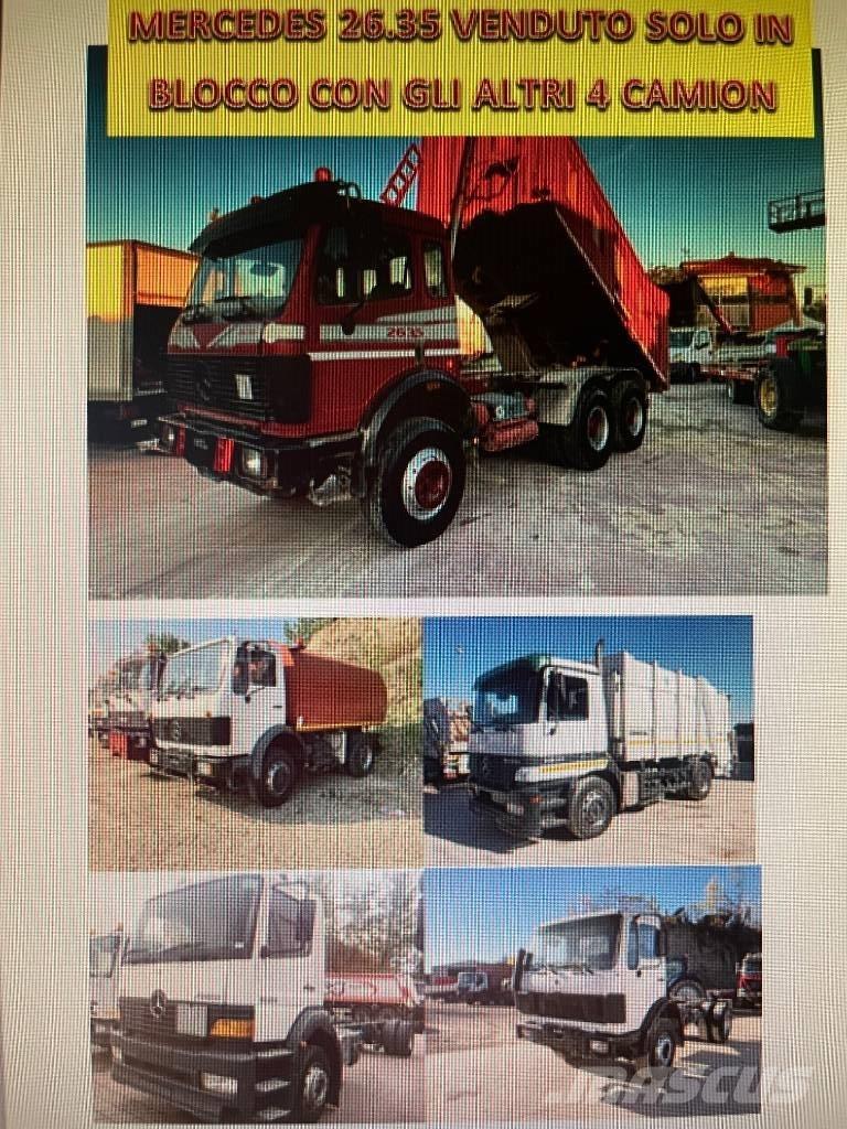 Mercedes-Benz 2635 Tipper trucks