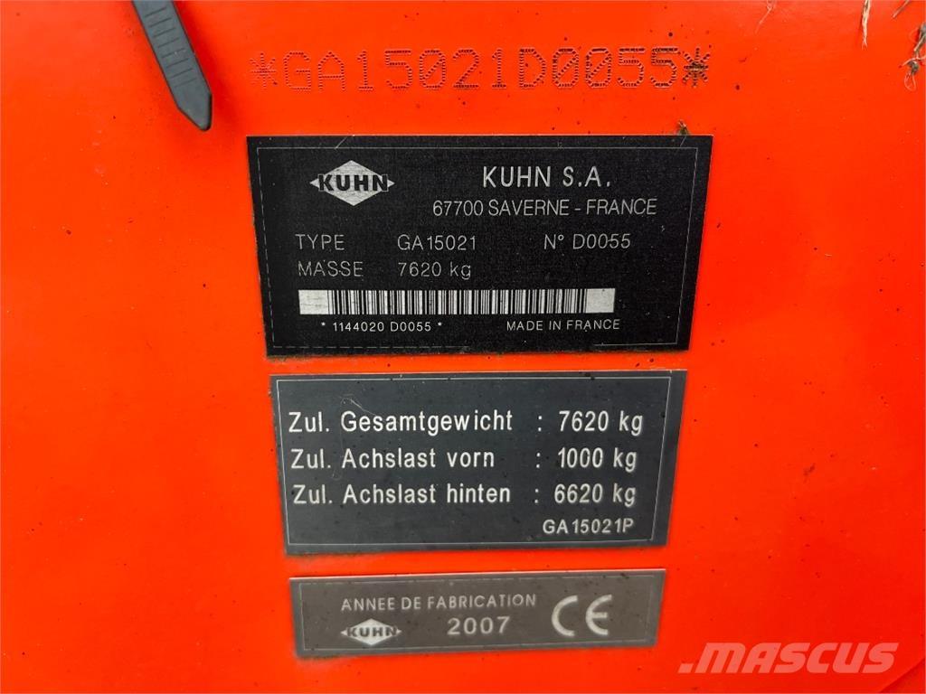 Kuhn GA 15021 Swathers