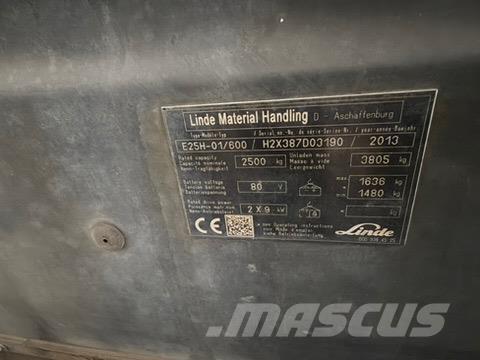 Linde E25H-01/600 Electric forklift trucks