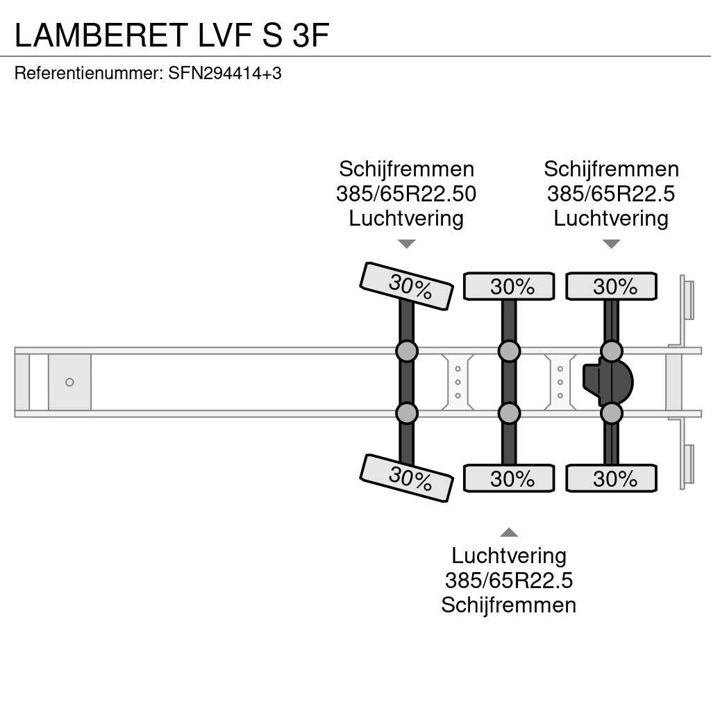 Lamberet LVF S 3F Temperature controlled semi-trailers