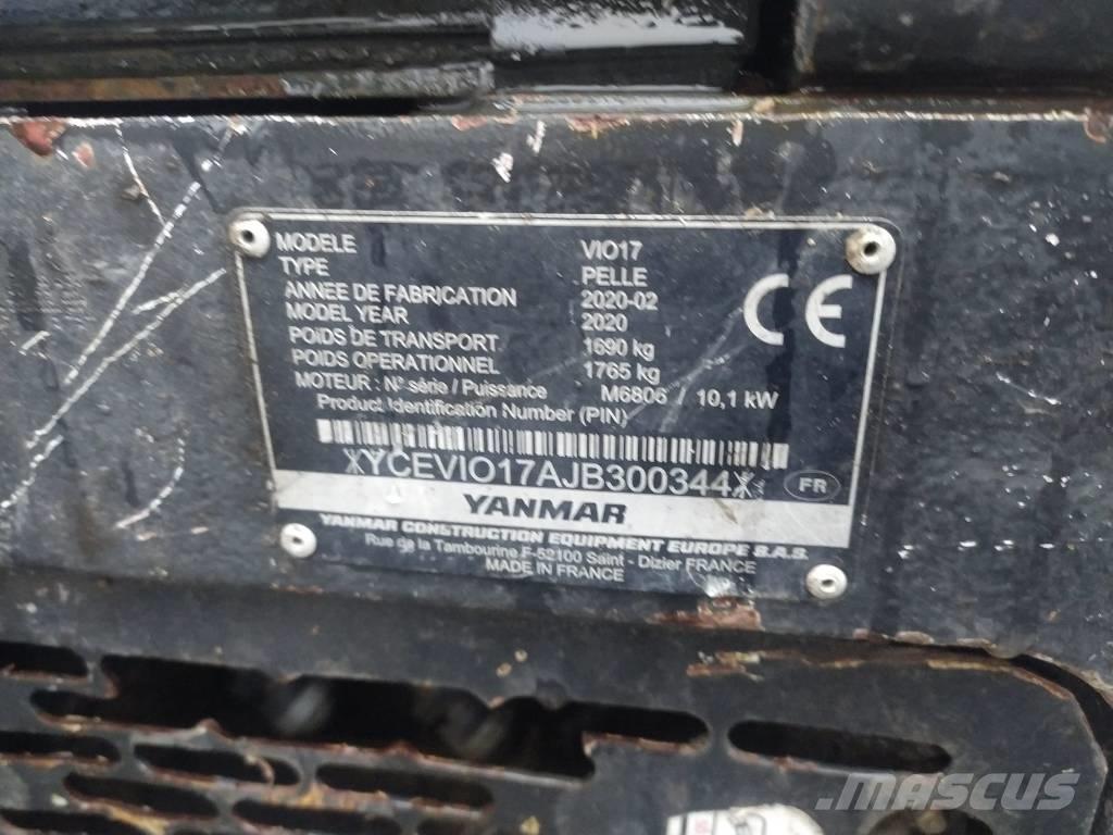 Yanmar Vio 17 U Mini excavators < 7t