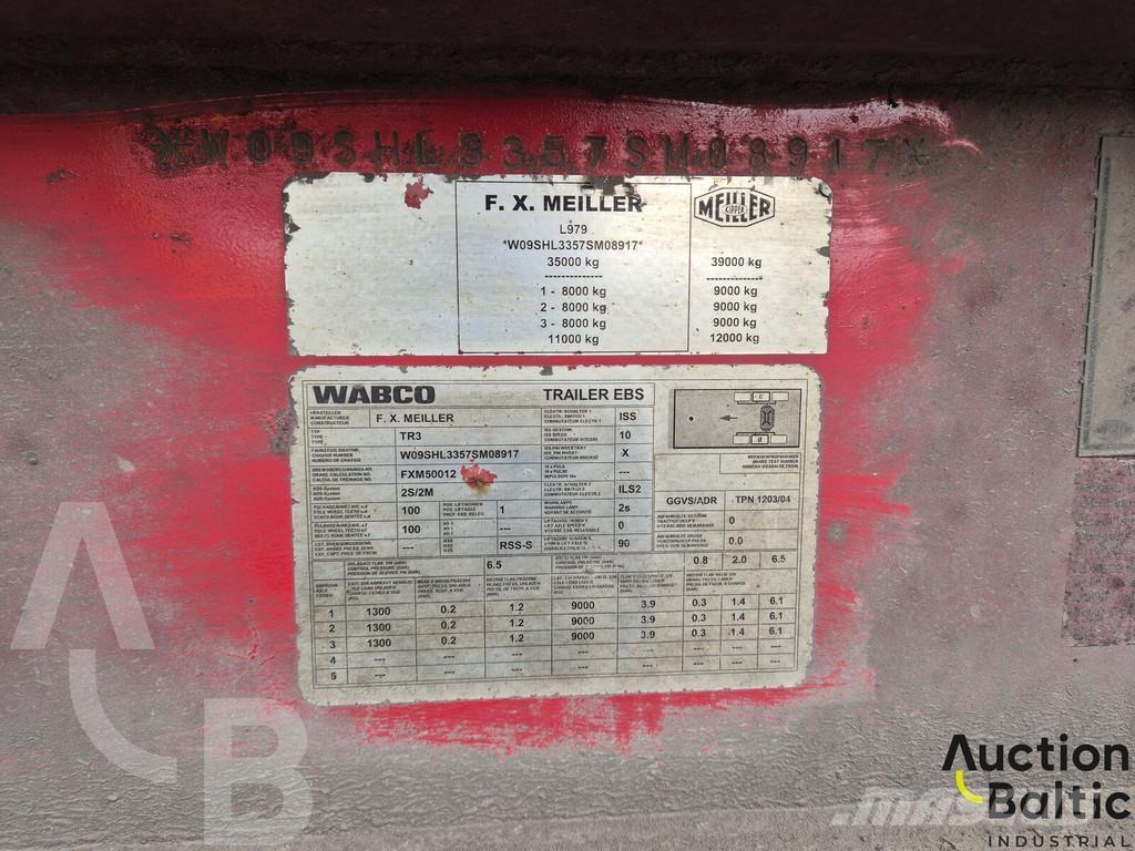 Meiller MHPS 41/3 Curtainsider semi-trailers