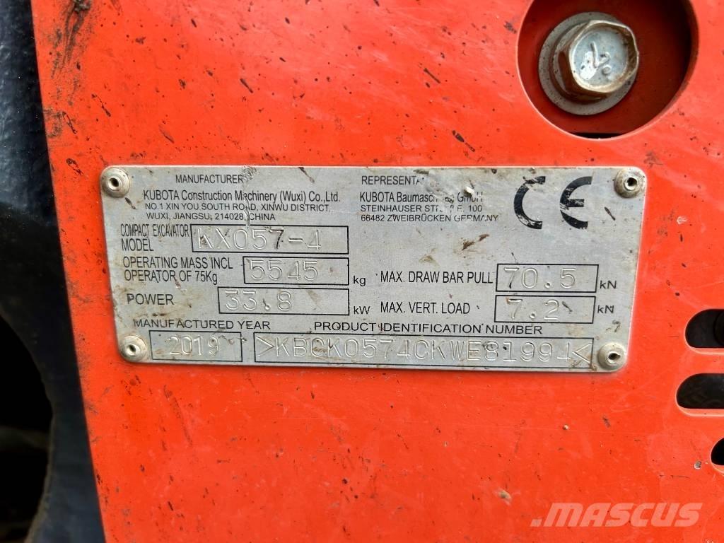 Kubota KX 057-4 Mini excavators < 7t