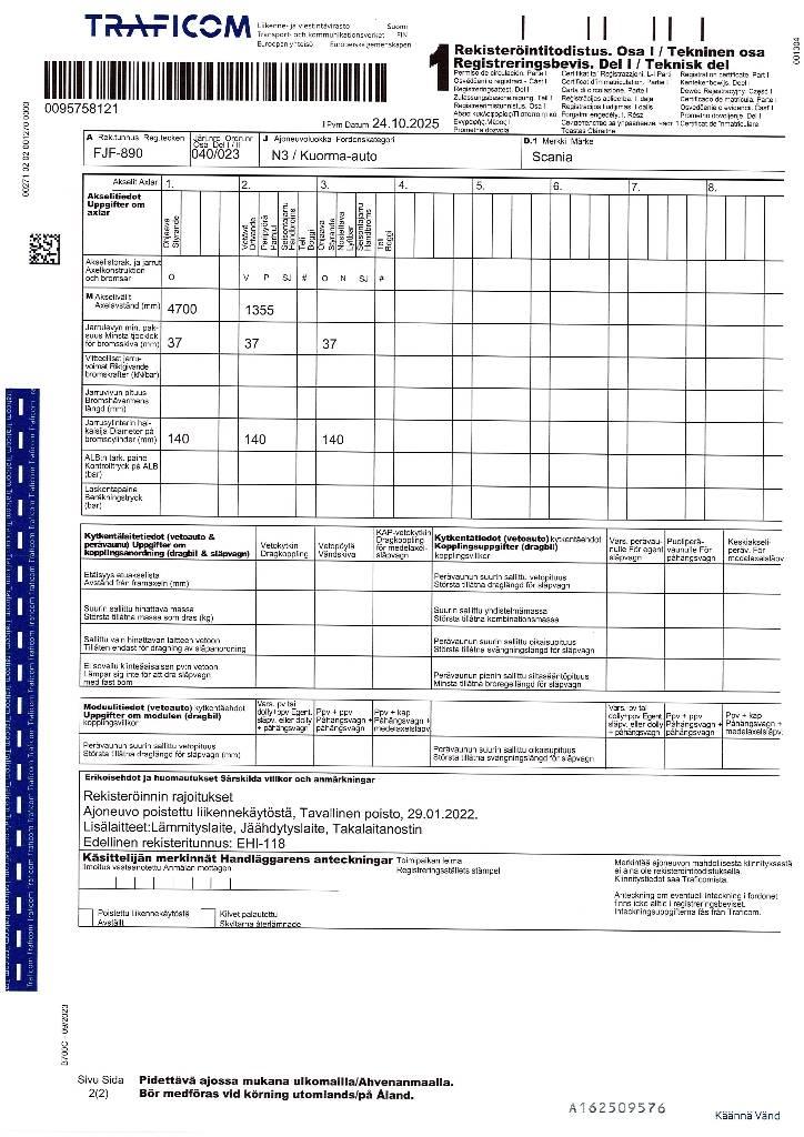 Scania R 500 Van Body Trucks