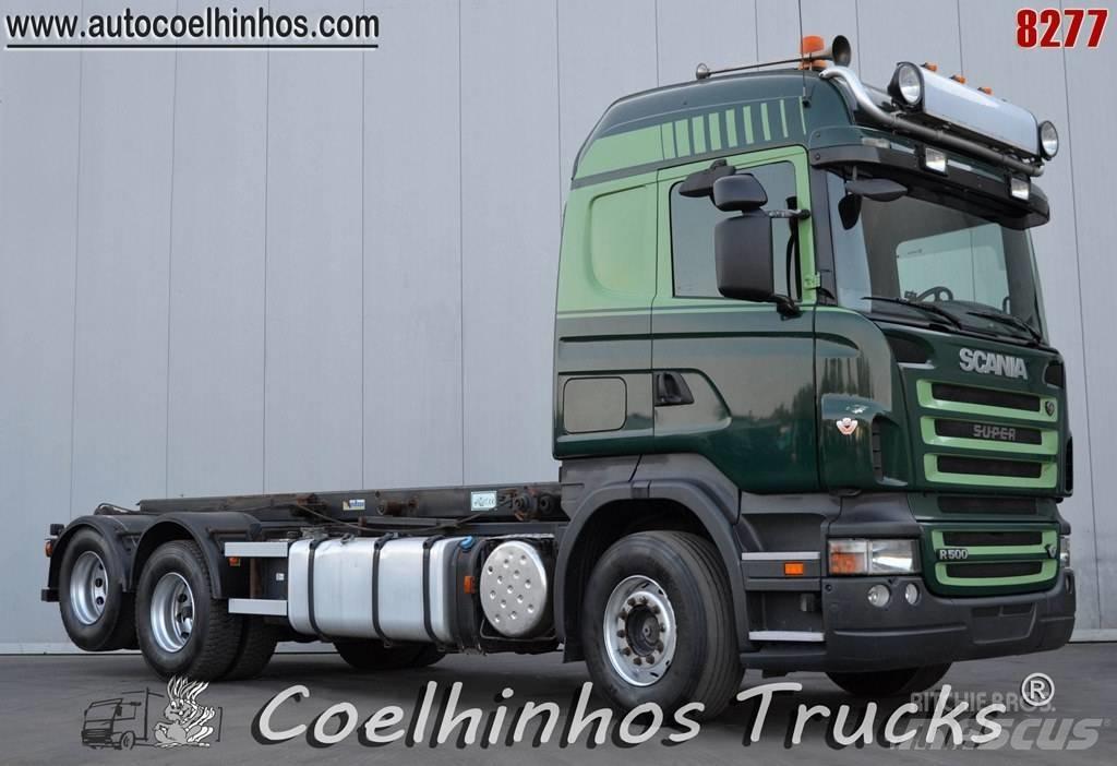 Scania R 500 Containerframe/Skiploader trucks