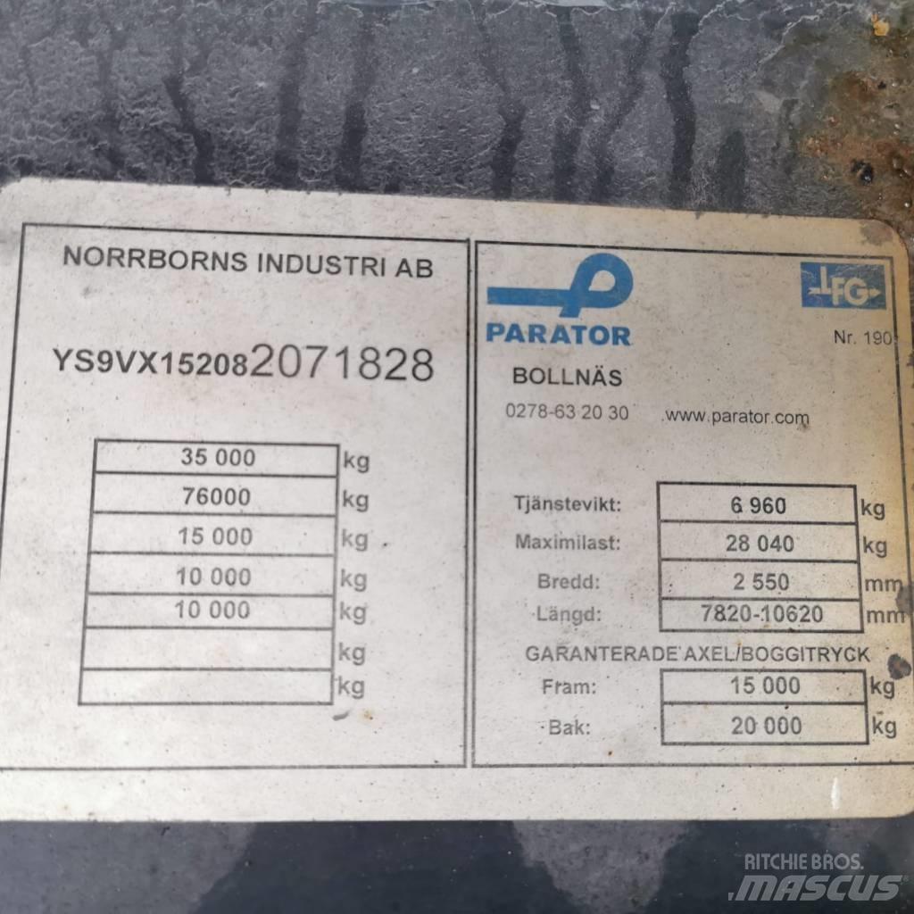 Parator VX 15-20 Van Body Trailers