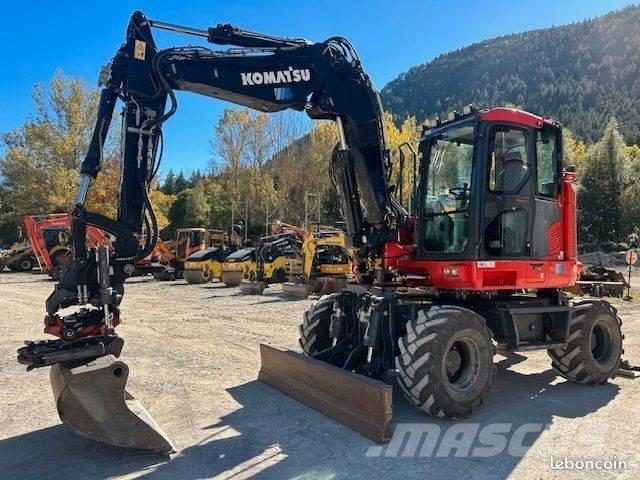 Komatsu PW 118 Wheeled excavators