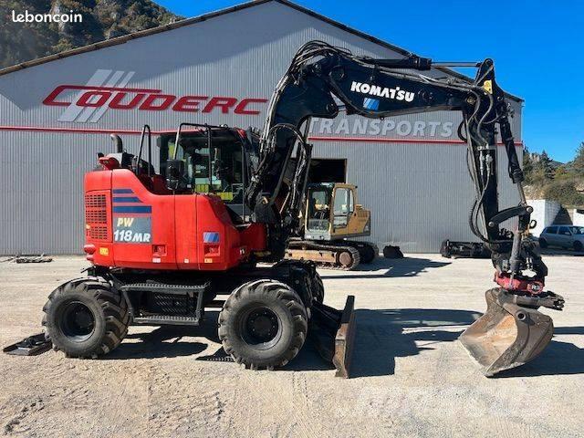 Komatsu PW 118 Wheeled excavators