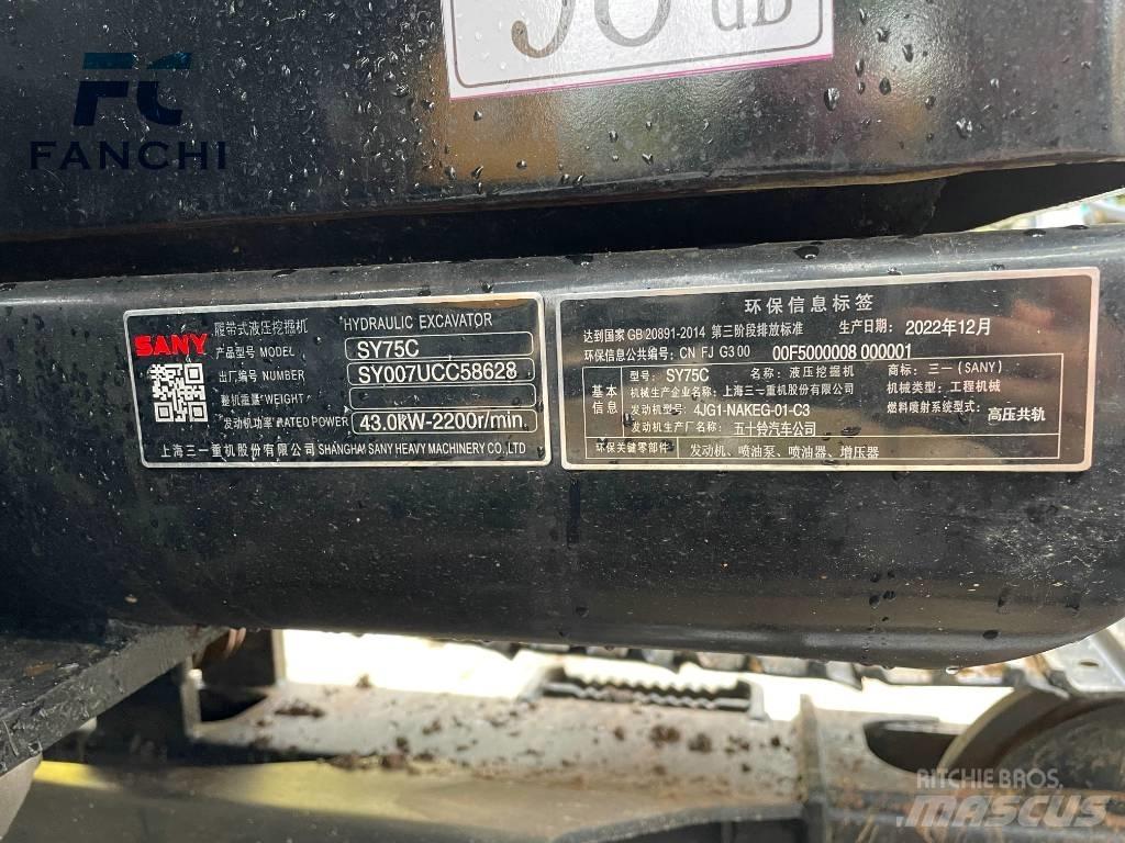Sany SY 75 C pro Midi excavators  7t - 12t
