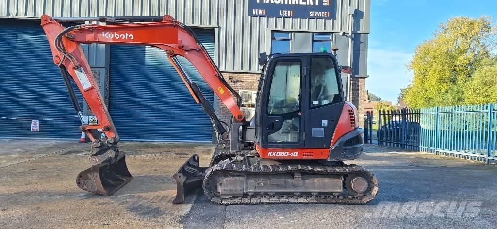 Kubota KX 080-4 Midi excavators  7t - 12t
