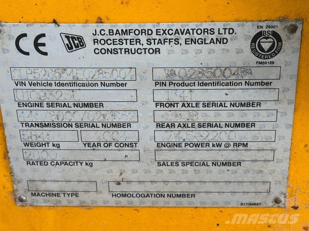 JCB 526 S Telescopic handlers