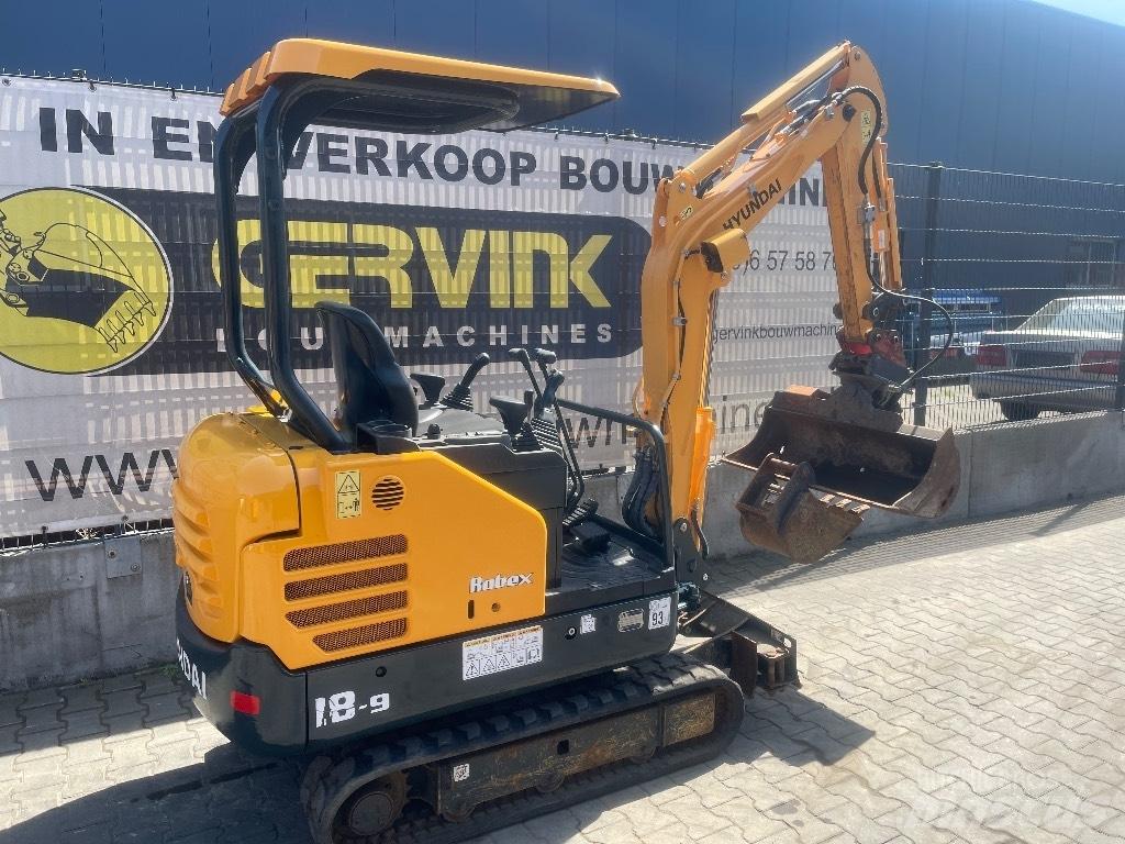 Hyundai 18-9 Mini excavators < 7t