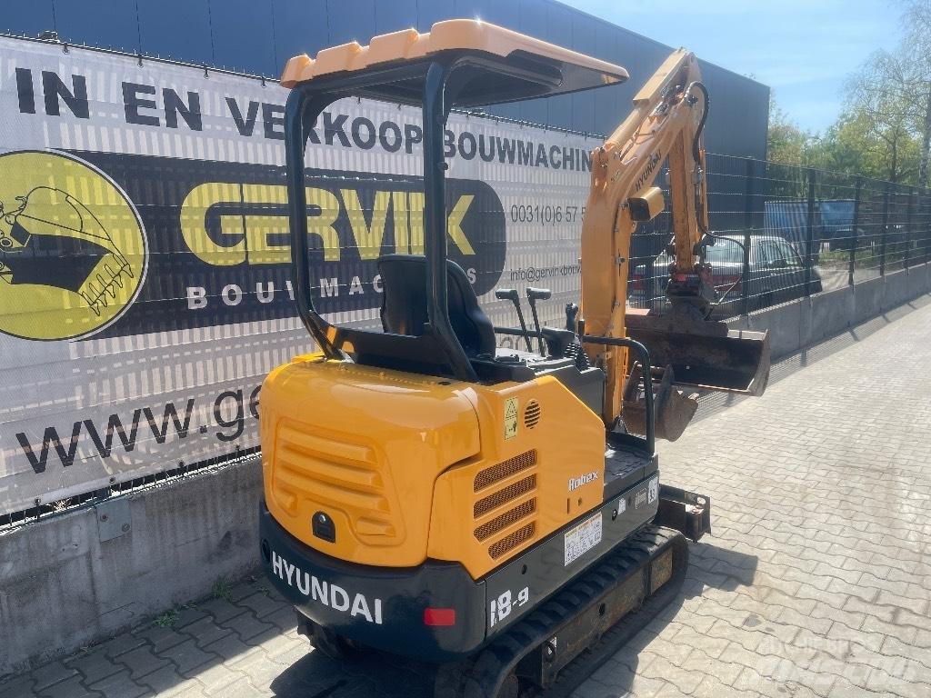 Hyundai 18-9 Mini excavators < 7t