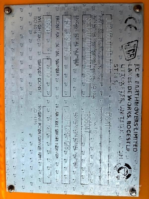 JCB 416 HT Wheel loaders