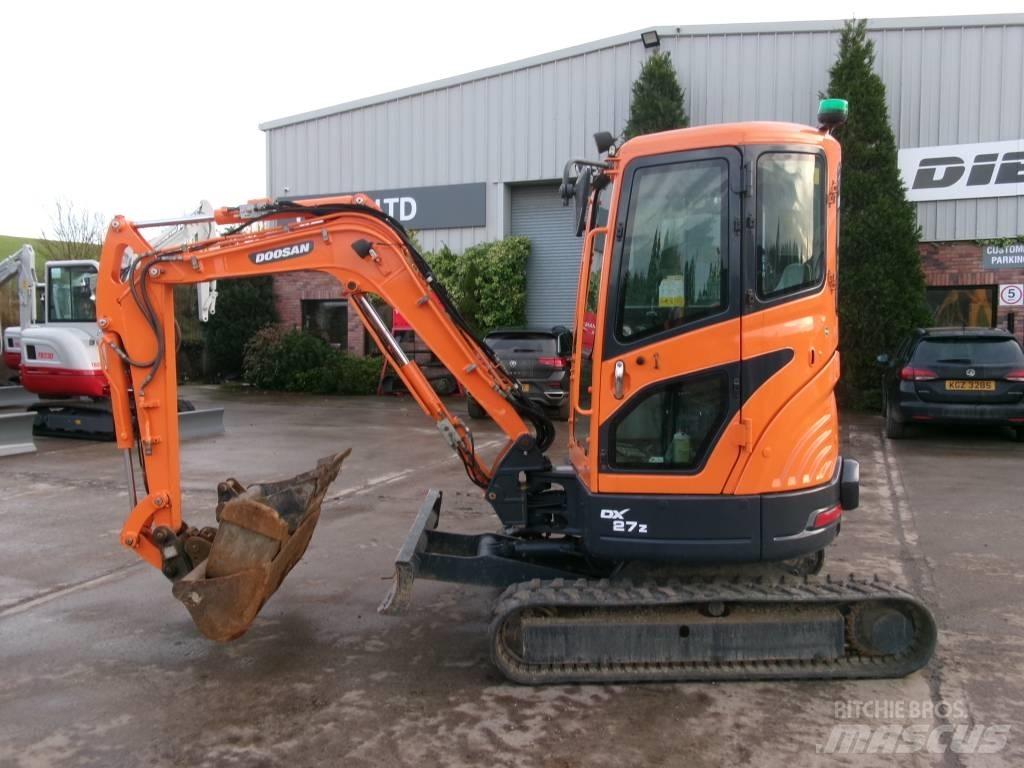 Doosan DX 27 Z Mini excavators < 7t