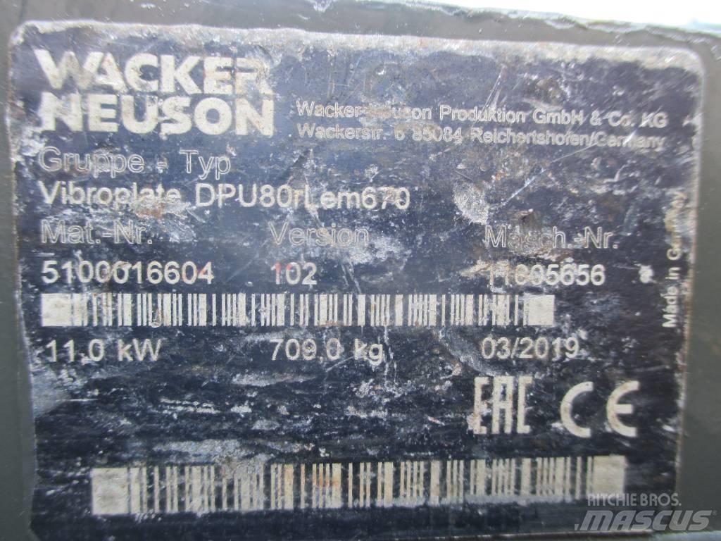 Wacker Neuson DPU 80 Vibrator compactors