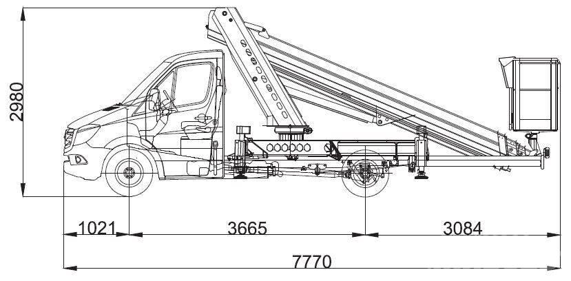 Ruthmann Ecoline 230 Truck mounted aerial platforms