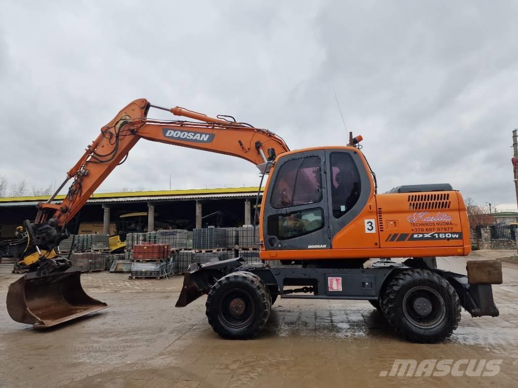 Doosan DX 160 W Wheeled excavators