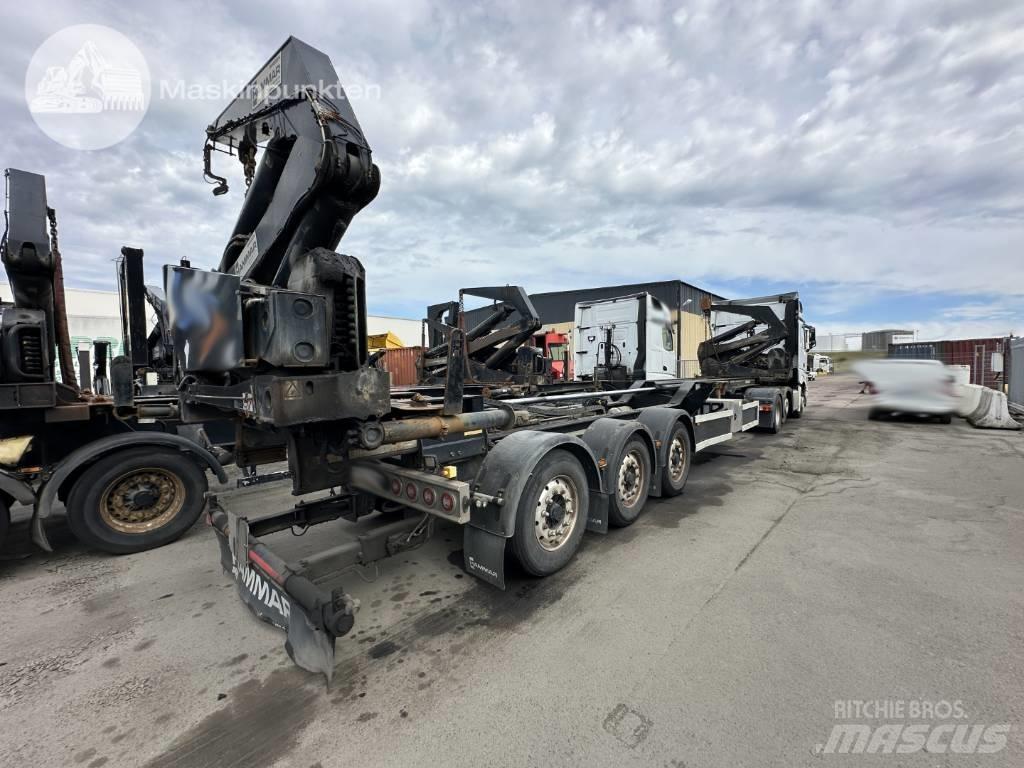 Hammar 195 D Containerframe/Skiploader semi-trailers