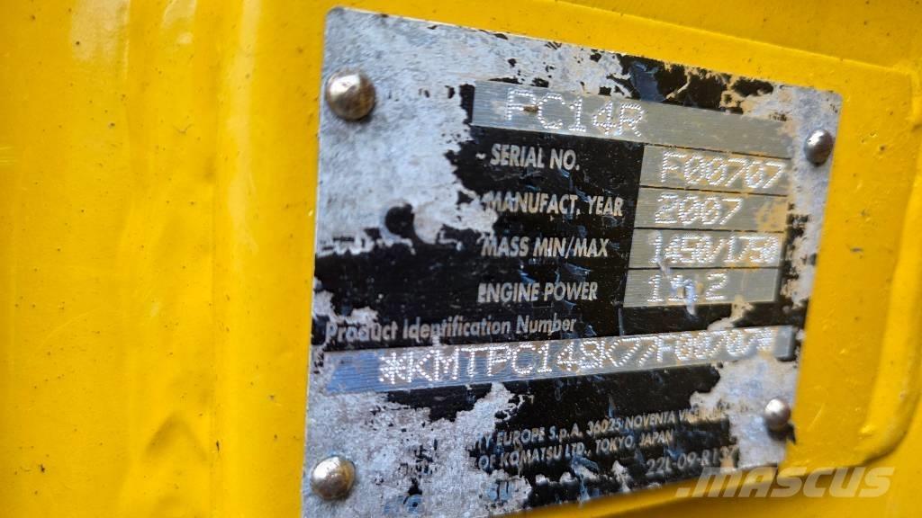 Komatsu PC 14 R Mini excavators < 7t