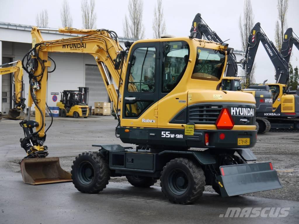 Hyundai R 55W-9A Wheeled excavators