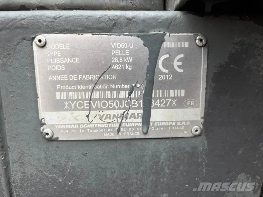 Yanmar VIO50-U Mini excavators < 7t