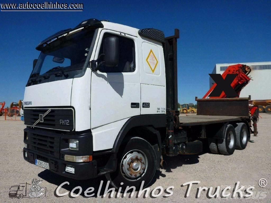 Volvo FH12 420 6x4 Flatbed/Dropside trucks