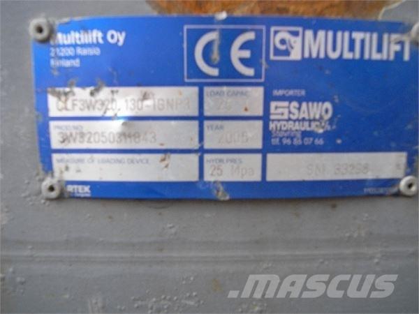  Sawo 3-vejs Flatbed/Dropside semi-trailers