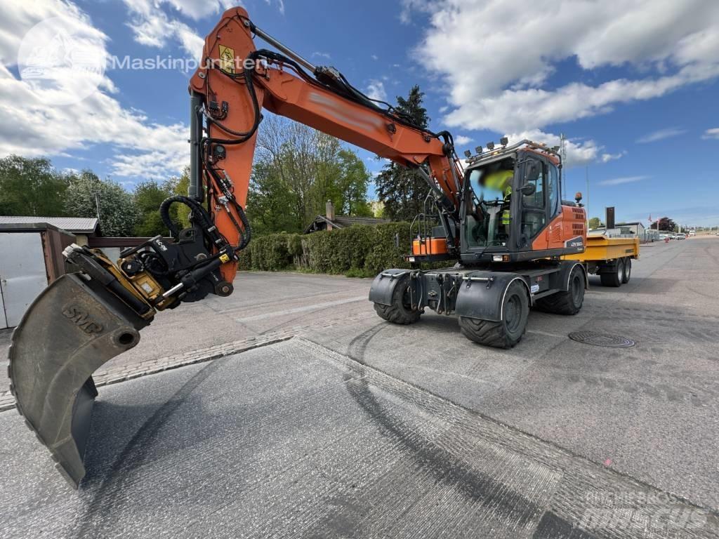 Doosan DX 160 W Wheeled excavators