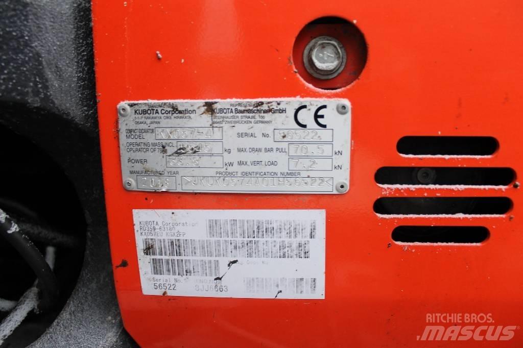 Kubota kx57-4 Mini excavators < 7t