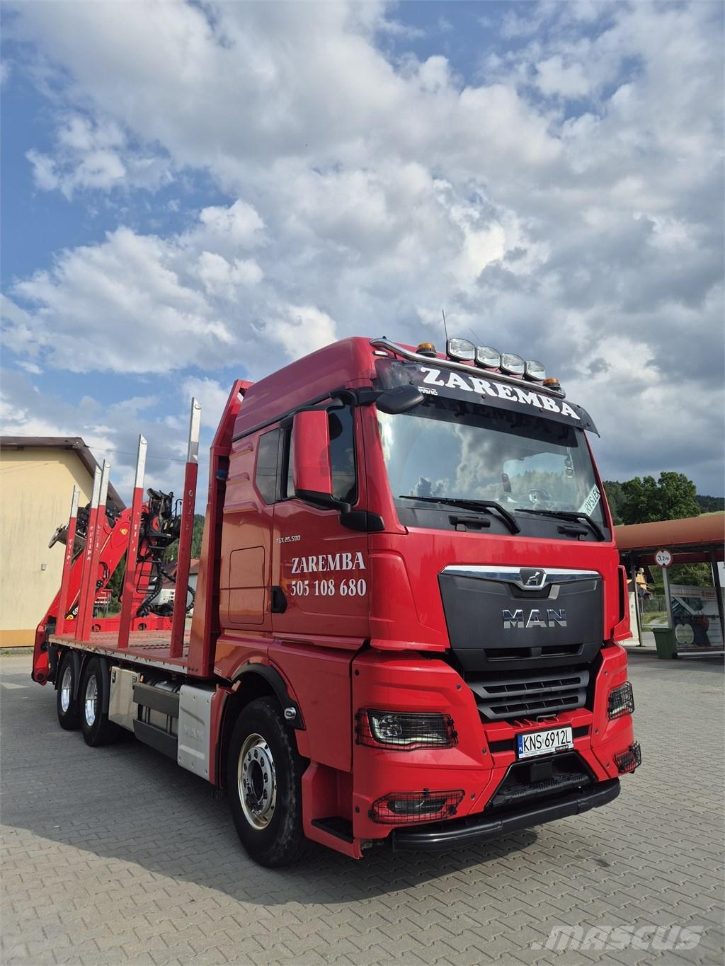 MAN TGX 26.580 Timber trucks