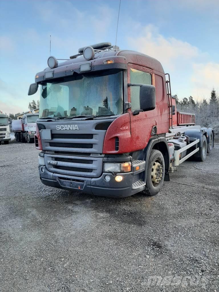 Scania P 420 Containerframe/Skiploader trucks