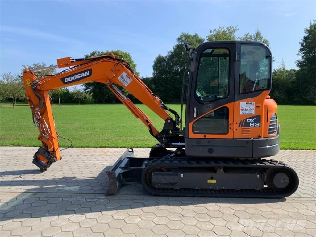 Doosan DX63-3 Mini excavators < 7t