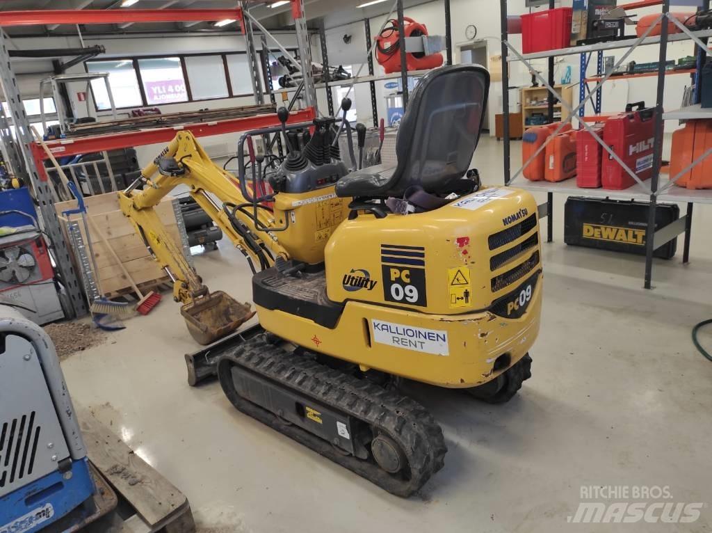 Komatsu PC 09-1 Mini excavators < 7t