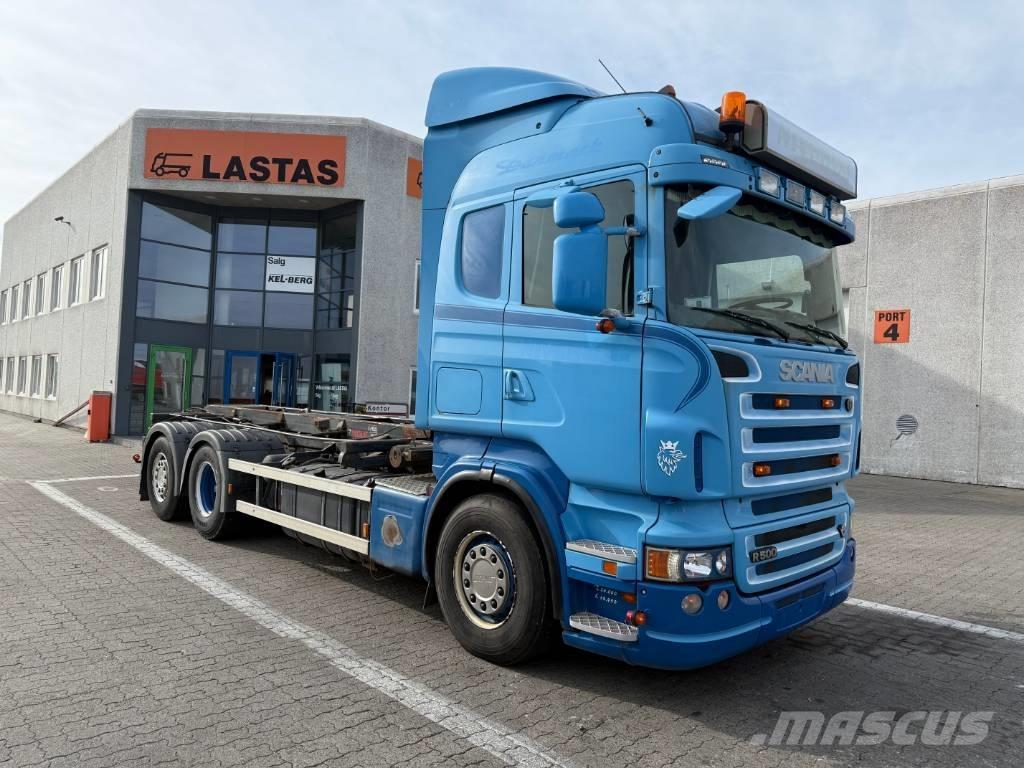 Scania R 500 Containerframe/Skiploader trucks