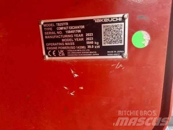 Takeuchi TB 257 FR Mini excavators < 7t