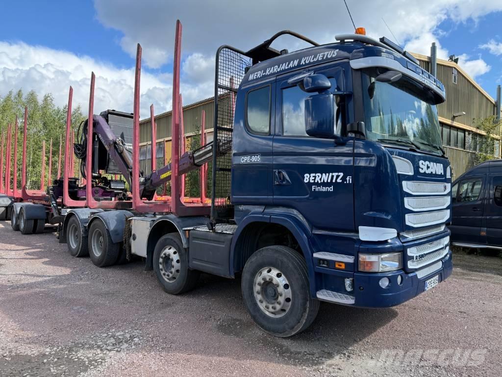 Scania R 580 Timber trucks